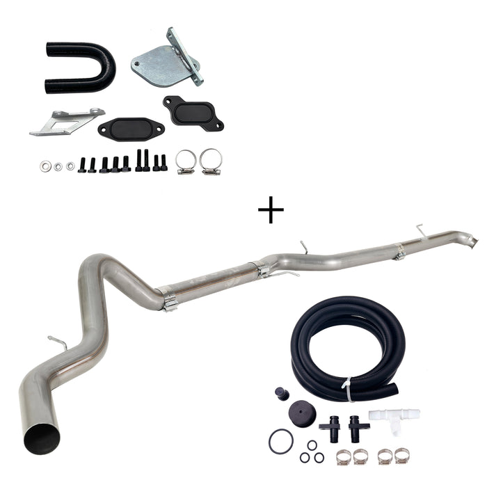 TruckTok 2007.5-2010 6.6L Duramax LMM 4"/5" DPF Delete Dp-back & EGR delete kit