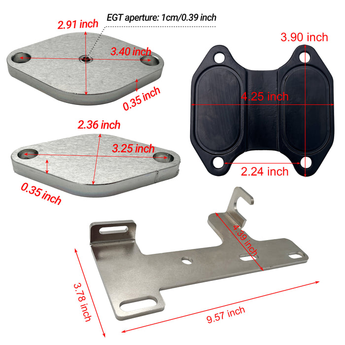 TruckTok 2013-2018 6.7L RAM Cummins Cab & Chassis EGR Cooler Delete Kit
