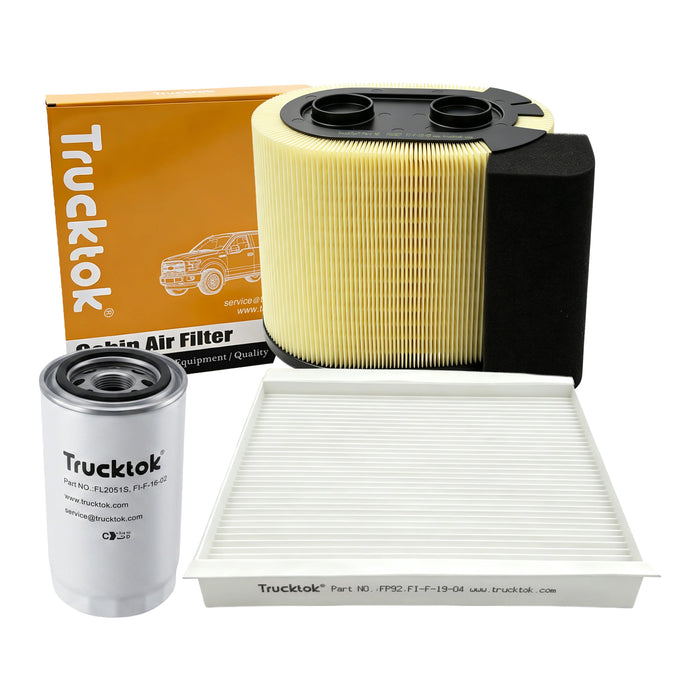 Trucktok 2017-2025 6.7L Powerstroke Fuel, Oil, Air, Cabin & Transmission Filters Maintenance Kit