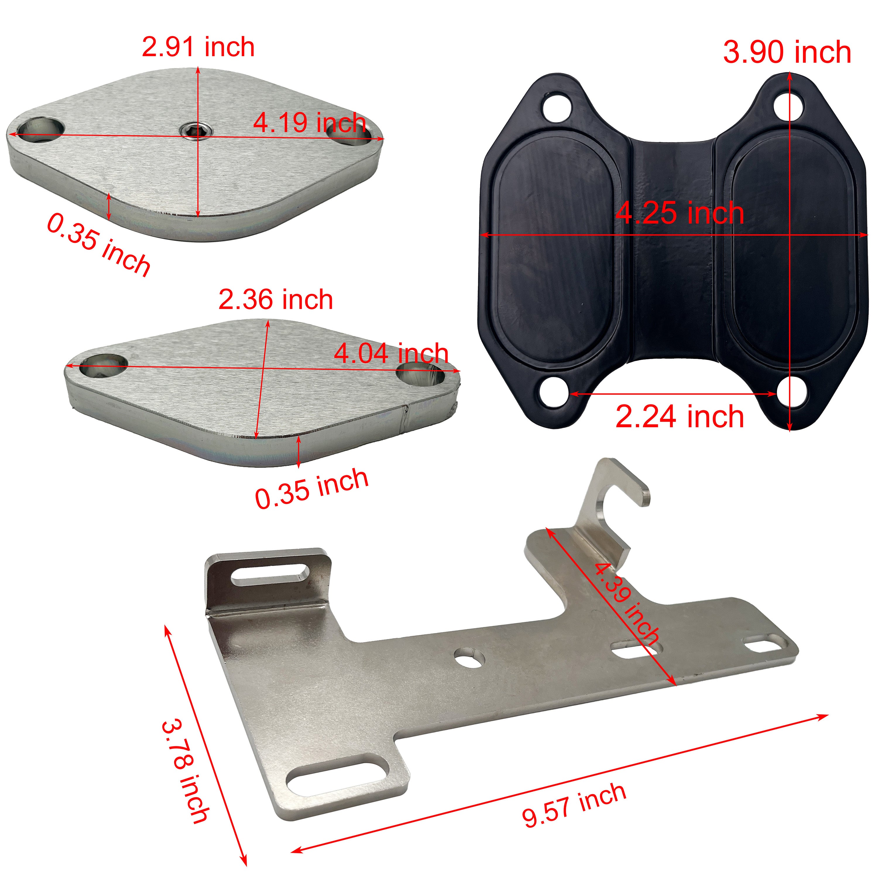 TruckTok 2010-2018 6.7L Dodge Ram Cummins EGR Throttle Cooler Delete Kit