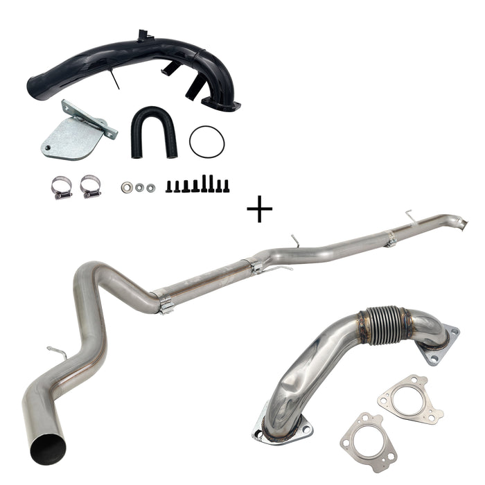 TruckTok 2007.5-2010 6.6L Duramax LMM 4"/5" DPF Delete Dp-back & EGR delete kit
