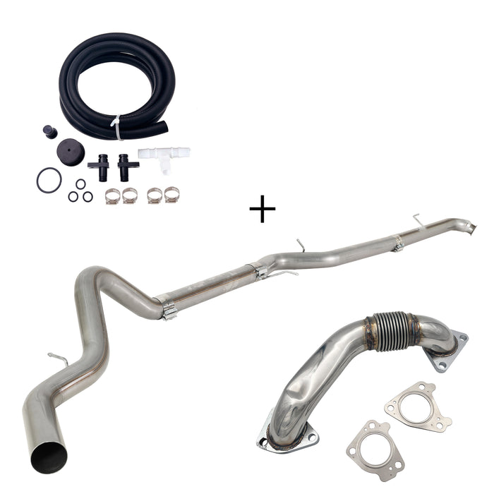 TruckTok 2007.5-2010 6.6L Duramax LMM 4"/5" DPF Delete Dp-back & EGR delete kit
