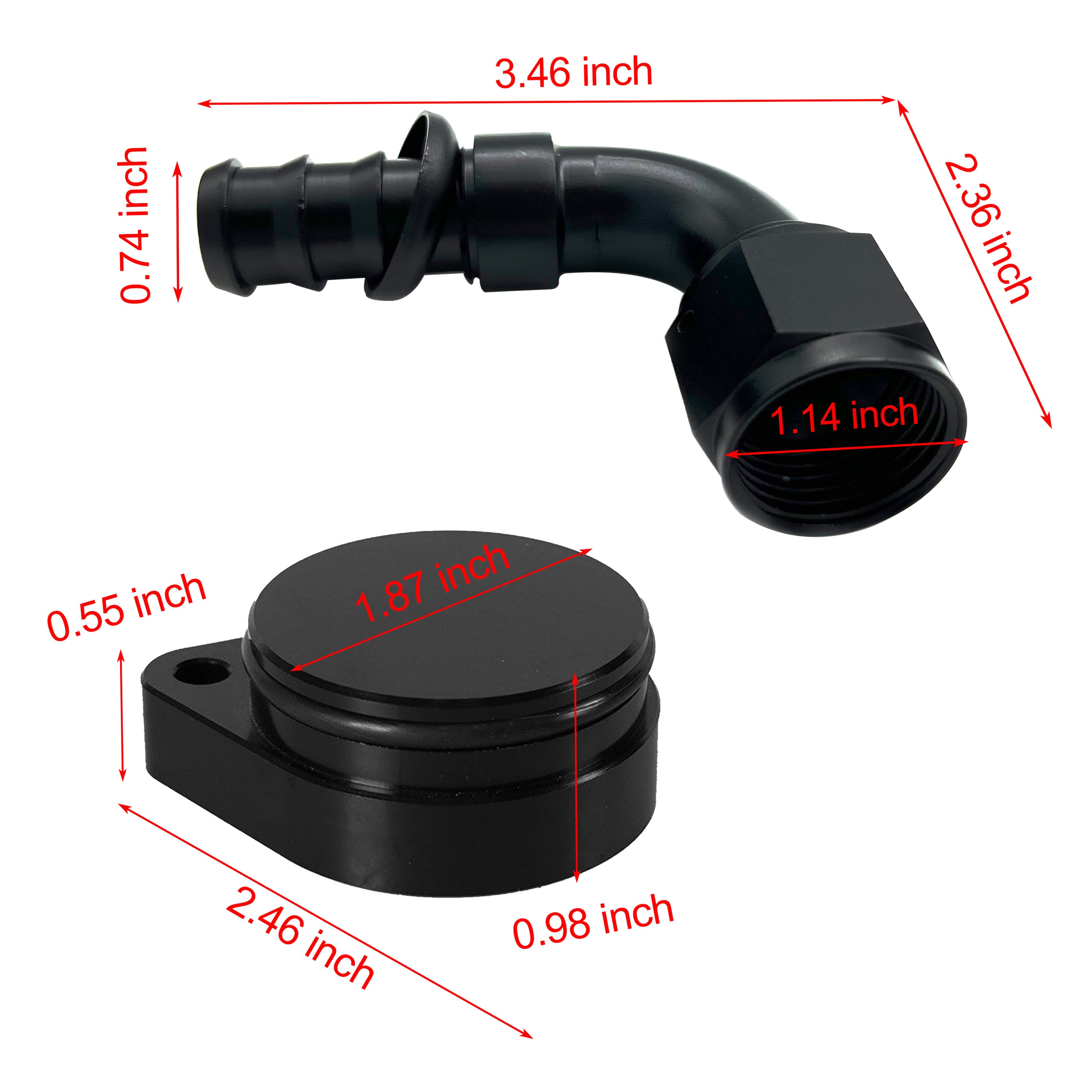 Engine Pipe Reroute CCV/PCV Reroute/Delete Engine Ventilation Kit for 2011-2023 6.7L ...
