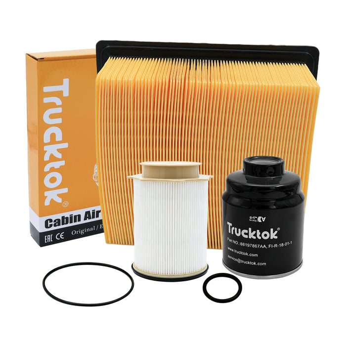 Trucktok 2013-2024 6.7L Dodge Ram Fuel, Oil, Air, Cabin & Transmission Filters Maintenance Kit