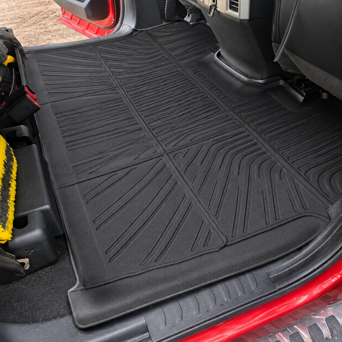 Trucktok 2017-2025 Ford F250 F350 F450 SuperCrew Cab All-Weather TPE Floor Mats