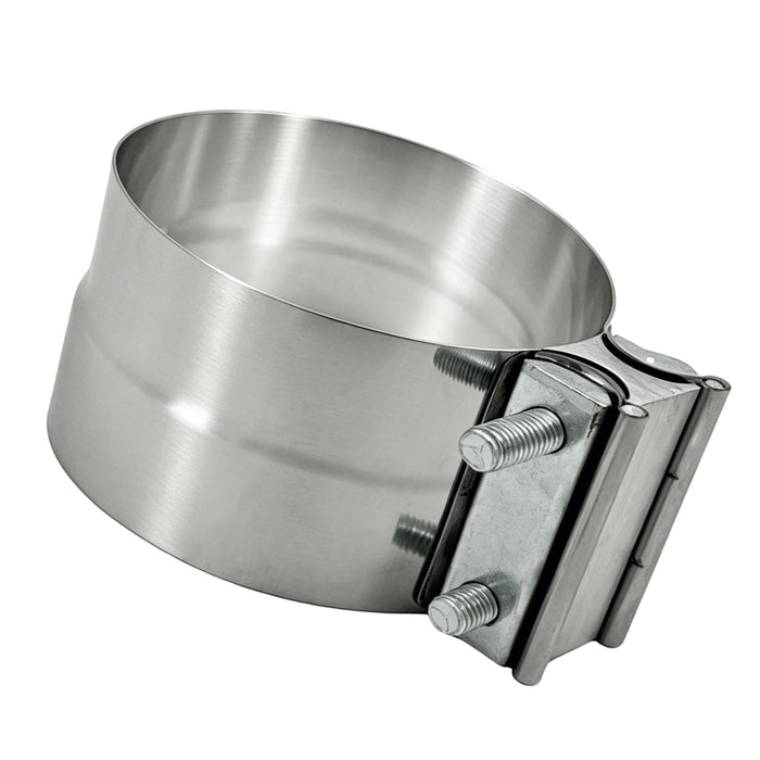 Trucktok 4"/5" Stainless Steel Exhaust Clamp Muffler Clamp Lap Joint Band Clamp Universal