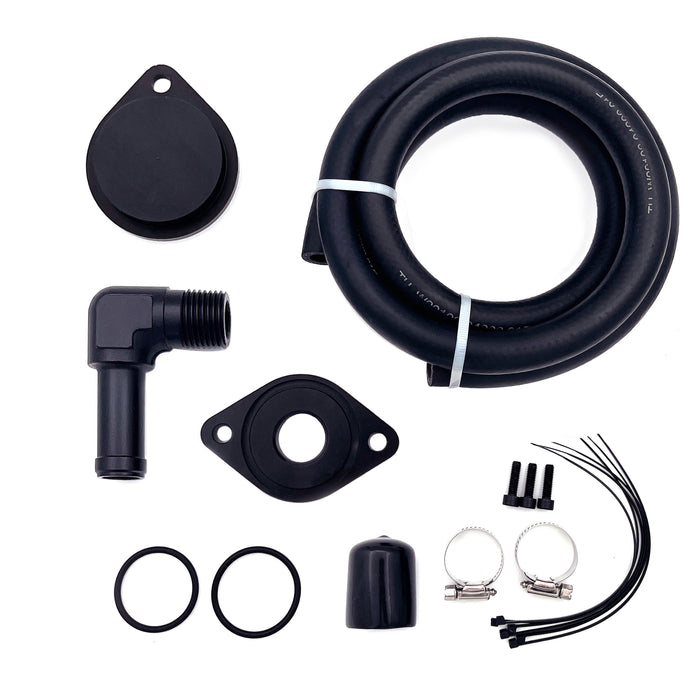 thumbnail image 2 of 11-24 Ford F250 F350 F450 F550 Powerstroke 6.7L CCV PCV Delete Kit 2 of 14