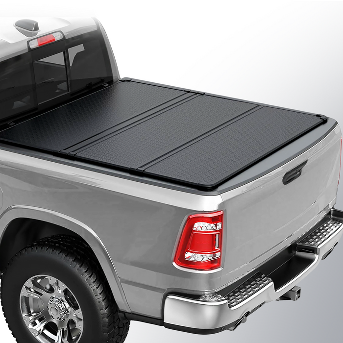 Trucktok 2003-2024 Dodge Ram 1500 2500 3500 6.4FT Hard Tri-Fold Tonneau Cover Truck Bed
