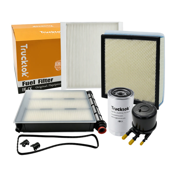 Trucktok 2020-2025 6.7L Ford Powerstroke Filter Set Replaces FD4625/FL2051S/FA2031/FP92