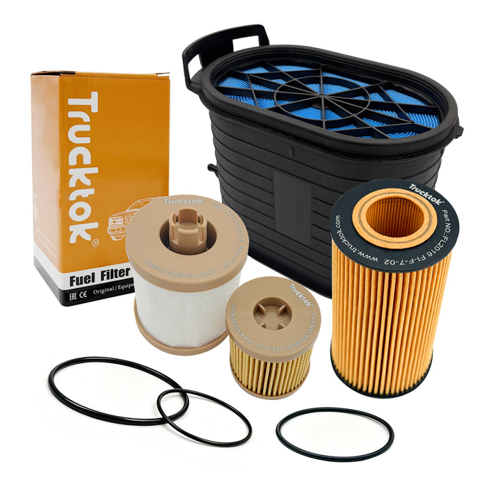 Trucktok 2003-2007 6.0L Ford Powerstroke Filter Set Replaces FD4616/FL2016/FA1778