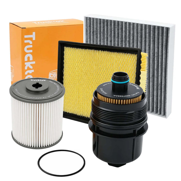 Trucktok 2020-2023 3.0L Ram 1500 Ecodiesel Fuel, Oil, Air & Cabin Filter Maintenance Kit