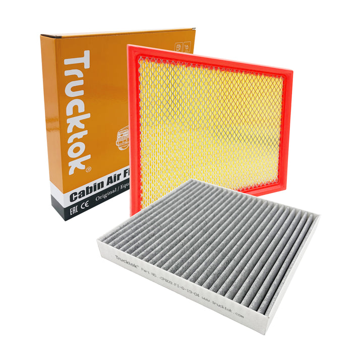 Trucktok 2017-2019 6.6L Silverado Sierra Duramax Air & Cabin Air Filter Replaces A3231C/23281440