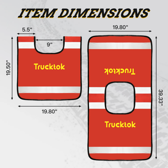 Trucktok Winch Line Damper/Recovery Safety Blanket Reflective Tow Rope Cover with Storage Pocket for Off-Road Recovery