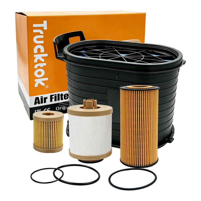 Trucktok 2003-2007 6.0L Powerstroke Fuel, Oil & Air Filters Maintenance Kit Replaces FD4616/FL2016/FA1778