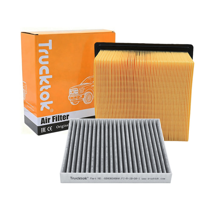 Trucktok 2010-2024 6.7L Dodge Ram Air Filter & Cabin Air Filter Replaces 53034051AB/68406048AA