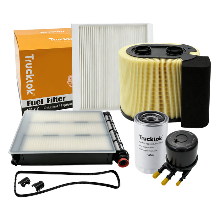 Trucktok 2017-2019 6.7L Ford Powerstroke Filter Set Replaces FD4625/FL2051S/FA1927/FP92