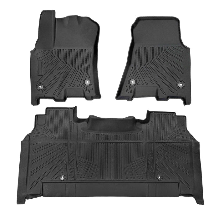 Trucktok Dodge Ram 2013-2026 1500 2500 3500 Crew Cab / Quad Cab / Mega Cab All-Weather TPE Floor Mats
