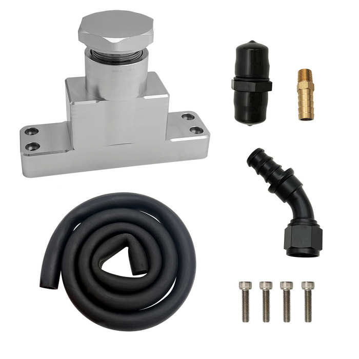 Trucktok 2008-2010 6.4L Ford Powerstroke Diesel CCV PCV ReRoute Delete Kit