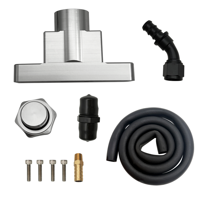Trucktok 2008-2010 6.4L Ford Powerstroke Diesel CCV PCV ReRoute Delete Kit