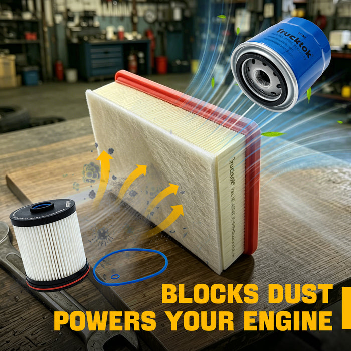 Trucktok 2020-2025 6.6L Silverado Sierra Duramax Filter Set Replaces TP1015/PF26/A3248C