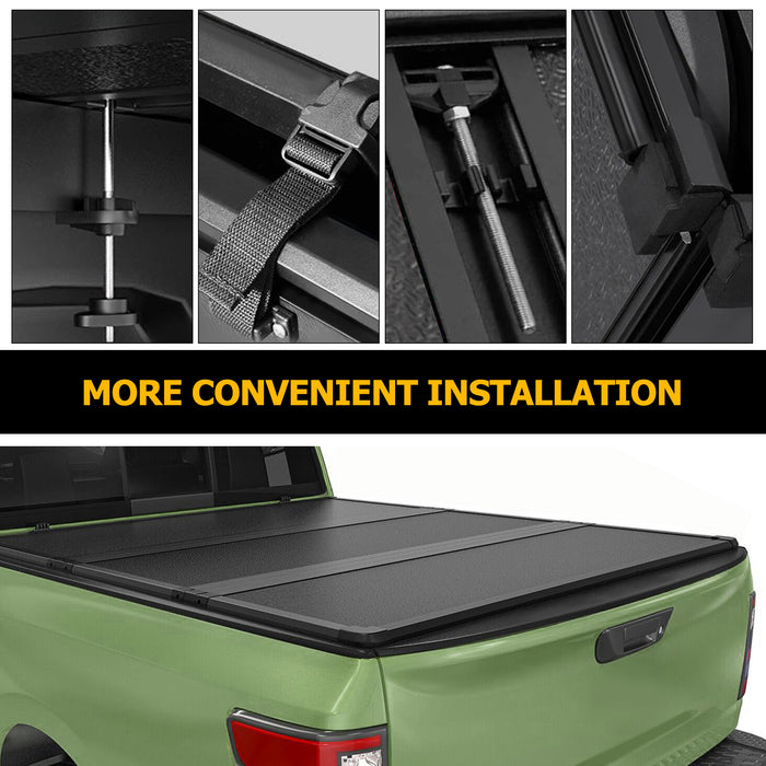 Trucktok 2007-2014 Chevy Silverado Sierra 6.5FT 3-Fold Hard Bed Tonneau Cover