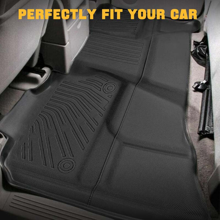 Trucktok 2007-2013 Silverado Sierra 1500 2500 Extend Cab All-Weather TPE Floor Mats