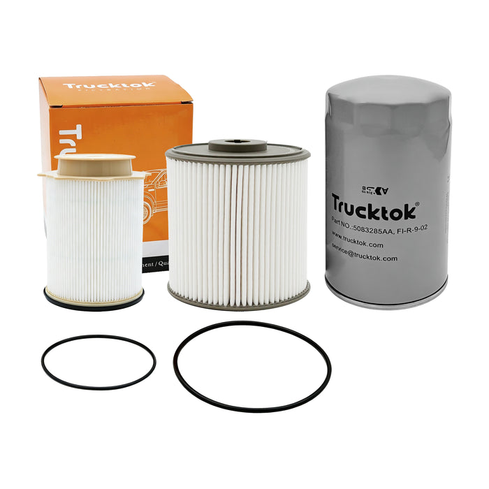 Trucktok 2013-2024 6.7L Dodge Ram Fuel, Oil, Air, Cabin & Transmission Filters Maintenance Kit