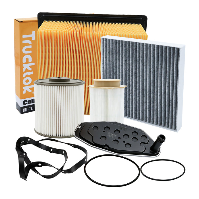 Trucktok 2013-2024 6.7L Dodge Ram Fuel, Oil, Air, Cabin & Transmission Filters Maintenance Kit
