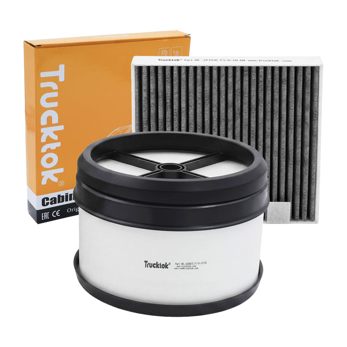 TruckTok 2007-2016 6.6L Silverado Sierra Duramax Fuel Oil, Air & Cabin Filters Maintenance Kit
