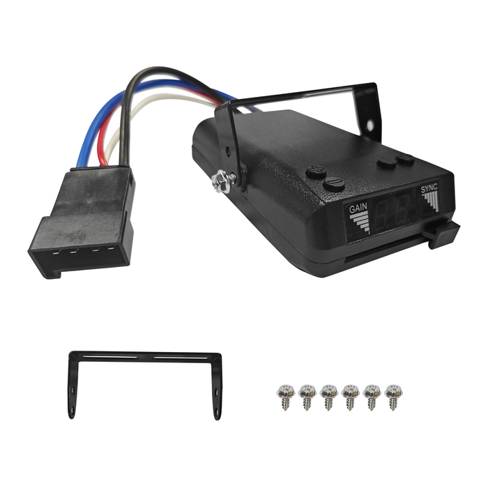 Trucktok 8507111 Time-Delayed Trailer Brake Controller, Brakeman IV Compatible, Digital, 1–4 Axle