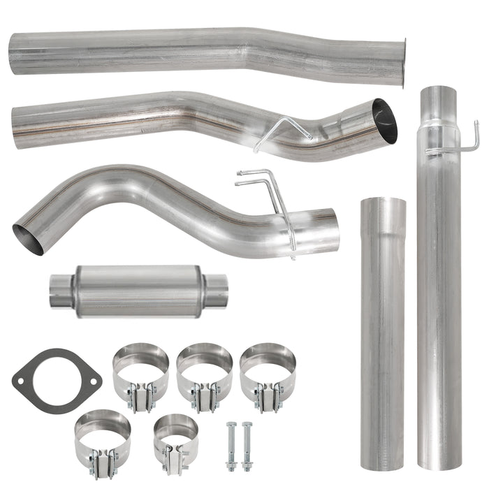 TruckTok 2011-2022 6.7L Ford Powerstroke 5" Dp-Back DPF Delete Pipe(With Muffler)