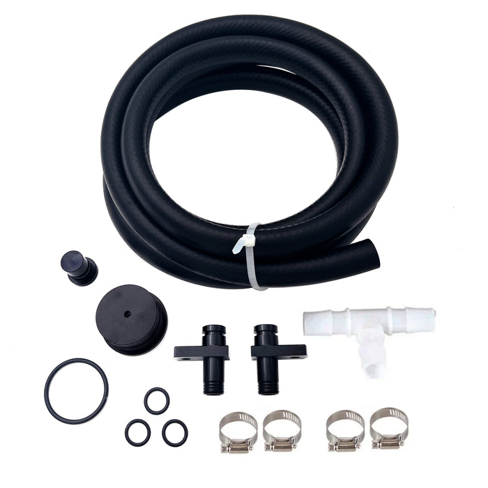 TruckTok 2004.5-2010 6.6L Duramax Up-Pipe & 3" Downpipe Exhaust w/CCV PCV Reroute Kit