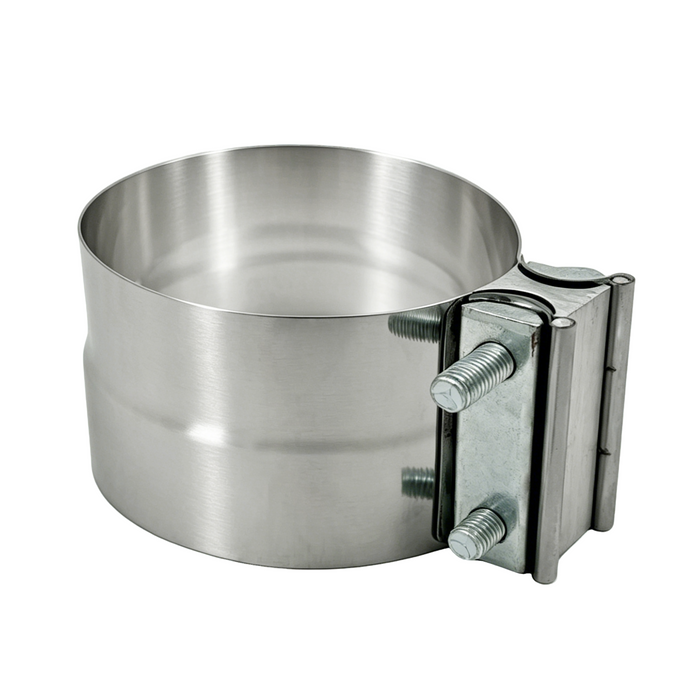 Trucktok 4"/5" Stainless Steel Exhaust Clamp Muffler Clamp Lap Joint Band Clamp Universal