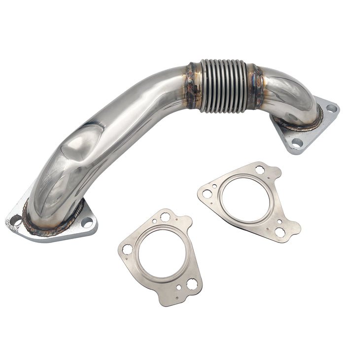 TruckTok 2007.5-2010 6.6L Duramax LMM Passenger Up Pipe & EGR Delete Kit