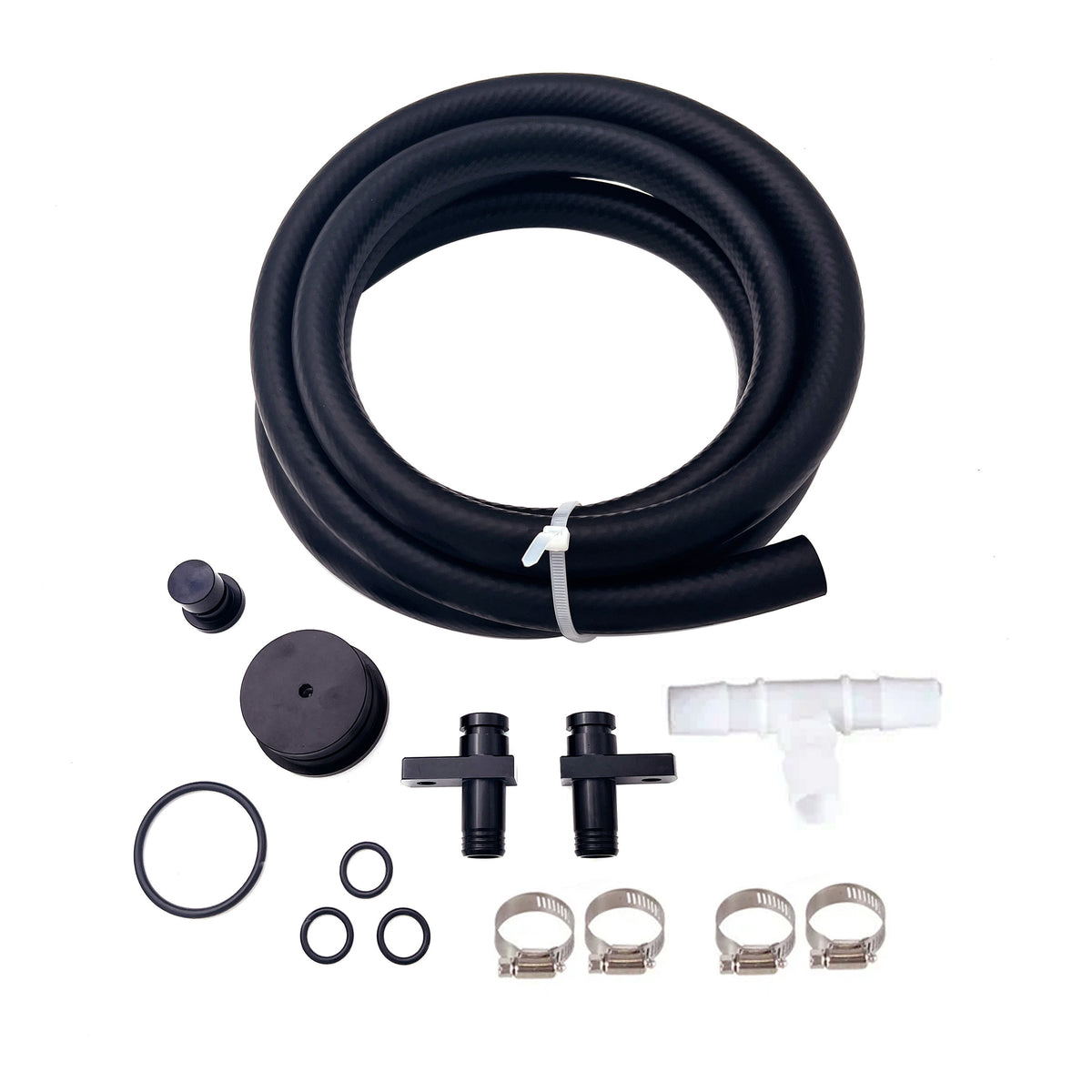 2004-2010 6.6L Duramax Diesel Turbo CCV PCV Reroute Piping Kit | TruckTok