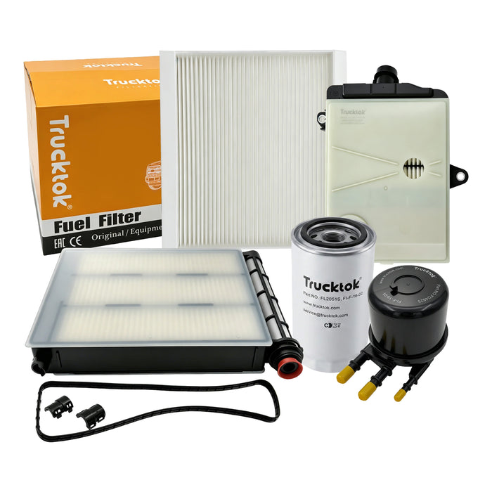Trucktok 2017-2025 6.7L Powerstroke Fuel, Oil, Air, Cabin & Transmission Filters Maintenance Kit