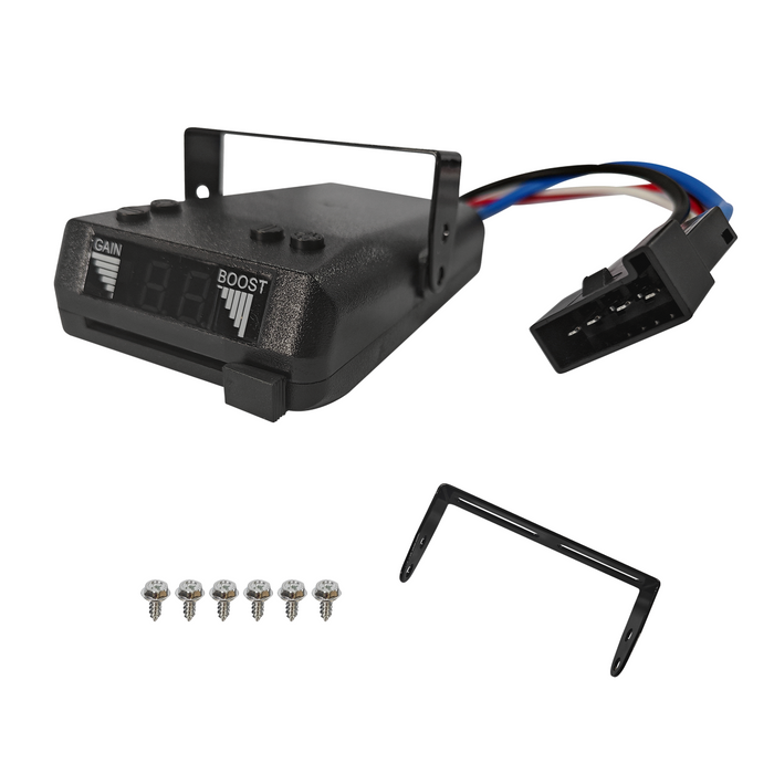 Trucktok 8508211 Proportional Trailer Brake Controller,Brake EVN Compatible, Digital, 1–4 Axle