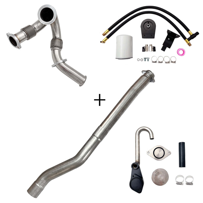 Trucktok 2003-2007 6.0L Ford Powerstroke DPF/EGR/CCV/Up pipe kit