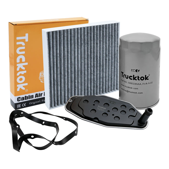 Trucktok 2010-2012 6.7L Dodge Ram Fuel, Oil, Air, Cabin & Transmission Filters Maintenance Kit