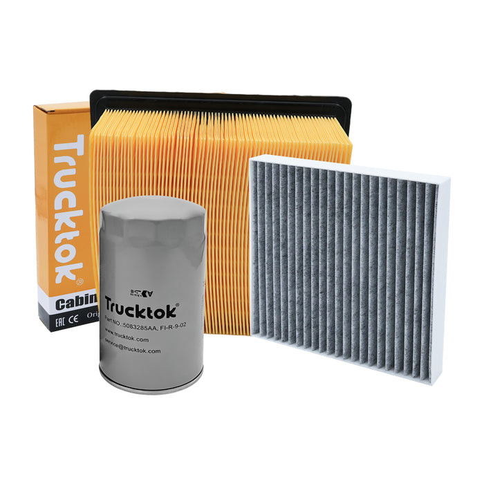 Trucktok 2013-2024 6.7L Dodge Ram Fuel, Oil, Air, Cabin & Transmission Filters Maintenance Kit