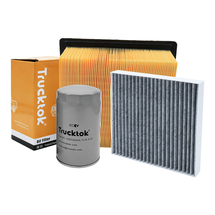 Trucktok 2010-2012 6.7L Dodge Ram Fuel, Oil, Air, Cabin & Transmission Filters Maintenance Kit