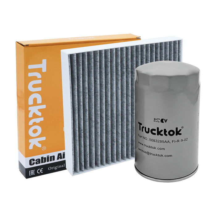 Trucktok 2013-2024 6.7L Dodge Ram Fuel, Oil, Air, Cabin & Transmission Filters Maintenance Kit