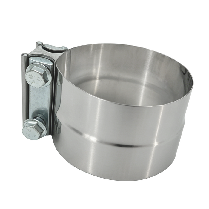 Trucktok 4"/5" Stainless Steel Exhaust Clamp Muffler Clamp Lap Joint Band Clamp Universal