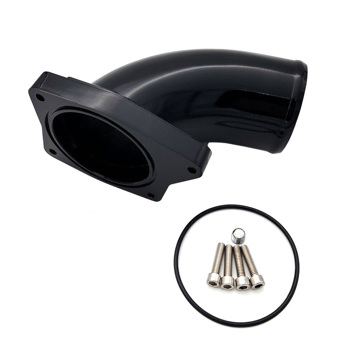 TruckTok 2003-2007 6.0L Ford F250 F350 Powerstroke EGR Intake Pipe Intake Elbow Diesel Aluminum Generic