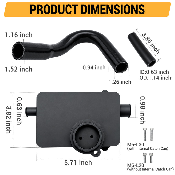 Trucktok 2011-2024 6.7L Ford Powerstroke F250 F350 F450 CCV Recirculating Kit