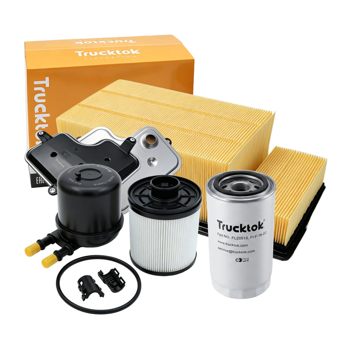 Trucktok 2011-2016 6.7L Powerstroke Fuel, Oil, Air & Transmission Filters Maintenance Kit