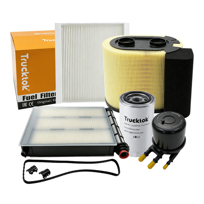 Trucktok 2017-2025 6.7L Powerstroke Fuel, Oil, Air, Cabin & Transmission Filters Maintenance Kit