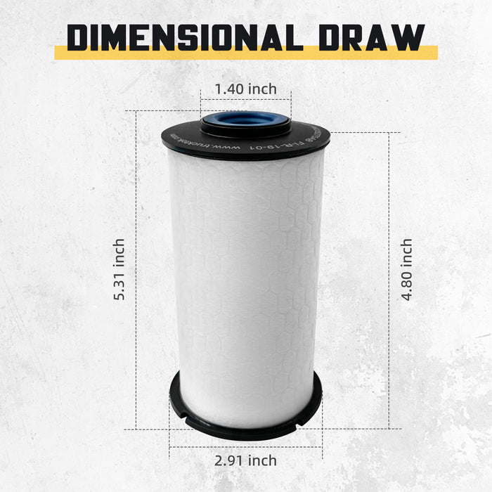 Trucktok 2014-2019 3.0L Ram 1500 Ecodiesel Fuel/Water Separator Filter Replaces 68235275AB
