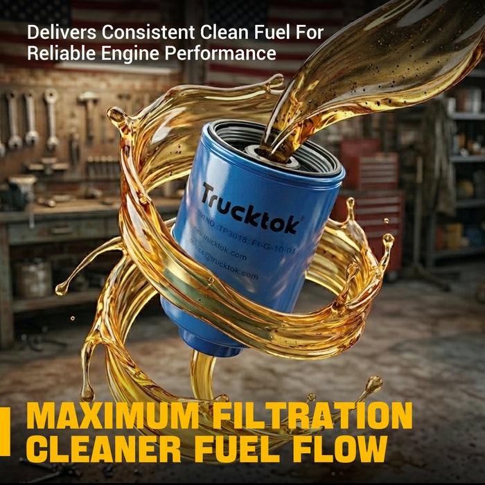 Trucktok 2014-2016 6.6L Silverado Sierra Duramax Air & Cabin Air & Fuel Filter Replaces A3141C/23281440/TP3018