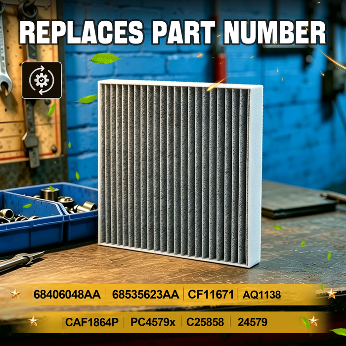 Trucktok 2010-2024 6.7L Dodge Ram Cabin Air Filter Replaces 68406048AA